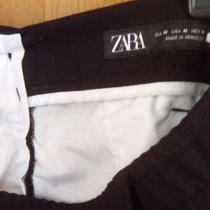 Zara Black Straight Leg Pants